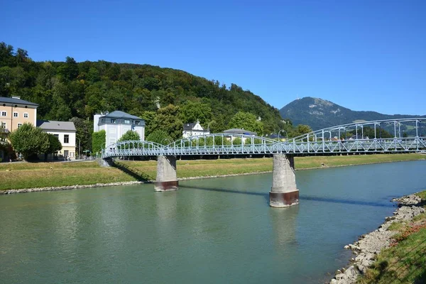 Salzbourg Autriche Vue Dans Ville Historique Salzbourg Autriche — Photo