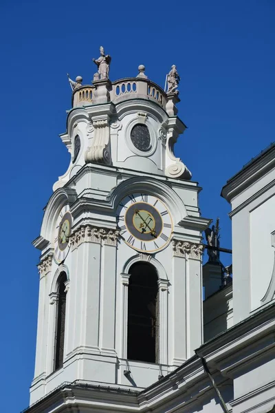 Salzburg Oostenrijk Weergave Het Historische Stadscentrum Van Salzburg Oostenrijk — Stockfoto