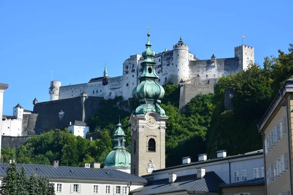 Salzbourg Autriche Vue Dans Ville Historique Salzbourg Autriche — Photo