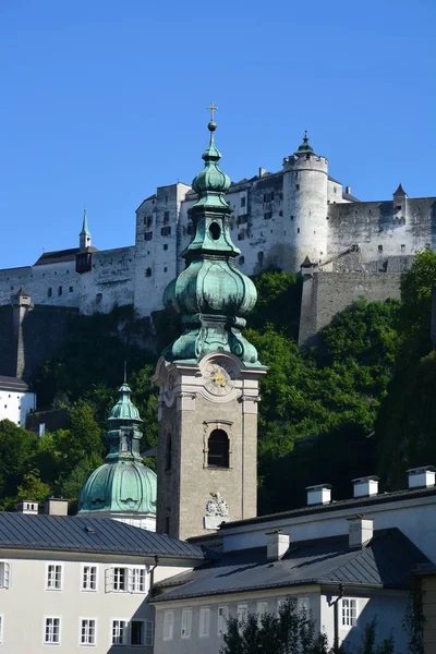 Salzbourg Autriche Vue Dans Ville Historique Salzbourg Autriche — Photo