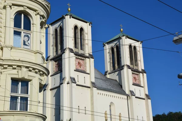 Salzburg Oostenrijk Weergave Het Historische Stadscentrum Van Salzburg Oostenrijk — Stockfoto