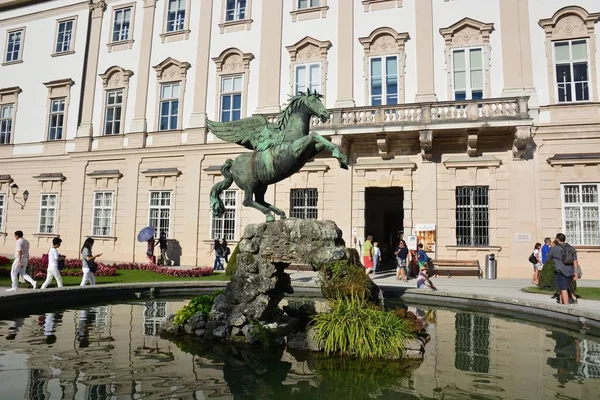 Salisburgo Austria Veduta Nella Storica Città Salisburgo Austria — Foto Stock