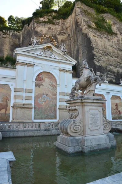 Salzburg Österrike Vyn Den Historiska Staden Salzburg Österrike — Stockfoto