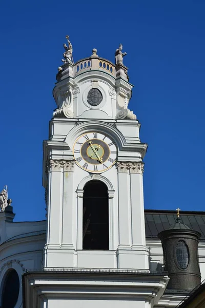 Salzburg Oostenrijk Weergave Het Historische Stadscentrum Van Salzburg Oostenrijk — Stockfoto