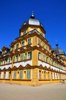 Bamberg, Almanya - Barok Schloss Seehof palace yanında üst Franconia, Almanya Bamberg şehir tarihi, Bavyera, bölge görünümünü