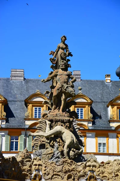 Bamberg Niemcy Widok Barokowy Pałac Schloss Seehof Pobliżu Historyczne Miasta — Zdjęcie stockowe