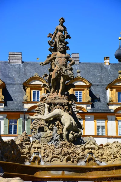 Bamberg Deutschland Blick Auf Das Barocke Schloss Seehof Nahe Der — Stockfoto