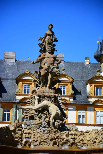 Bamberg Alemanha Vista Palácio Barroco Schloss Seehof Perto Cidade Histórica — Fotografia de Stock