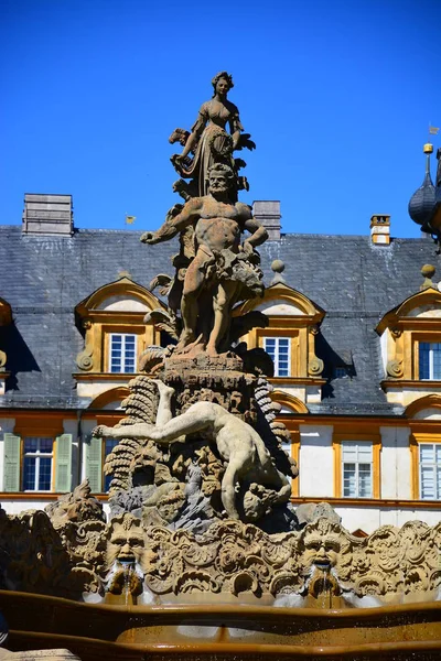 Bamberg Deutschland Blick Auf Das Barocke Schloss Seehof Nahe Der — Stockfoto