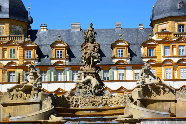 Bamberg Deutschland Blick Auf Das Barocke Schloss Seehof Nahe Der — Stockfoto