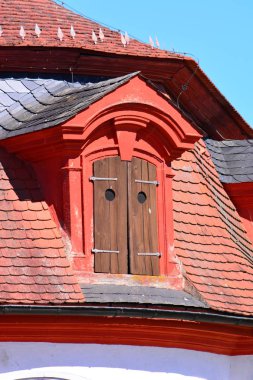 Bamberg, Almanya - Barok Schloss Seehof palace yanında üst Franconia, Almanya Bamberg şehir tarihi, Bavyera, bölge görünümünü