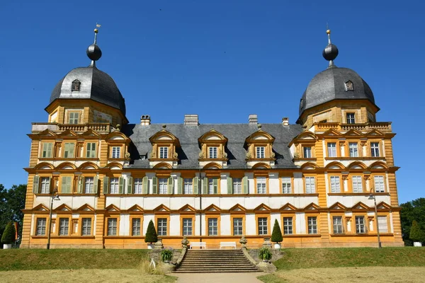 Bamberg Alemanha Vista Palácio Barroco Schloss Seehof Perto Cidade Histórica — Fotografia de Stock