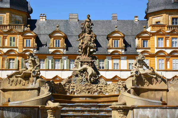 Bamberg Deutschland Blick Auf Das Barocke Schloss Seehof Nahe Der — Stockfoto