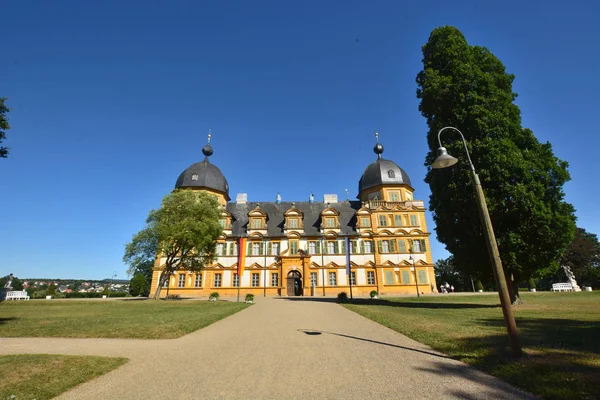 Bamberg Alemanha Vista Palácio Barroco Schloss Seehof Perto Cidade Histórica — Fotografia de Stock