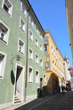 Tarihi şehir, Passau, Bavyera, Almanya görünümünde Passau, Almanya