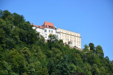 Tarihi şehir, Passau, Bavyera, Almanya görünümünde Passau, Almanya