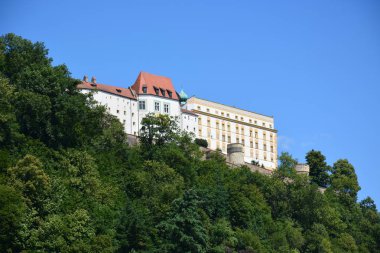 Tarihi şehir, Passau, Bavyera, Almanya görünümünde Passau, Almanya