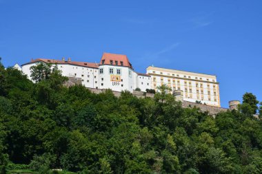 Tarihi şehir, Passau, Bavyera, Almanya görünümünde Passau, Almanya