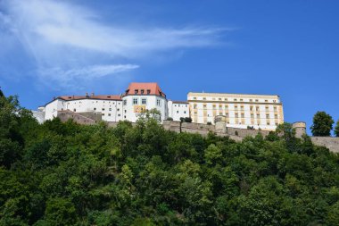 Tarihi şehir, Passau, Bavyera, Almanya görünümünde Passau, Almanya