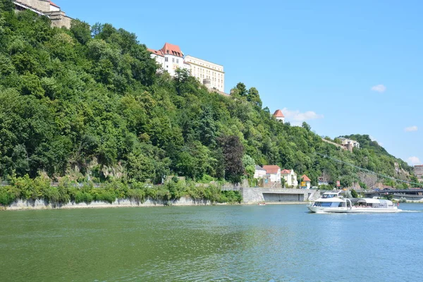 Passau Tyskland Vyn Den Historiska Staden Passau Bayern Tyskland — Stockfoto