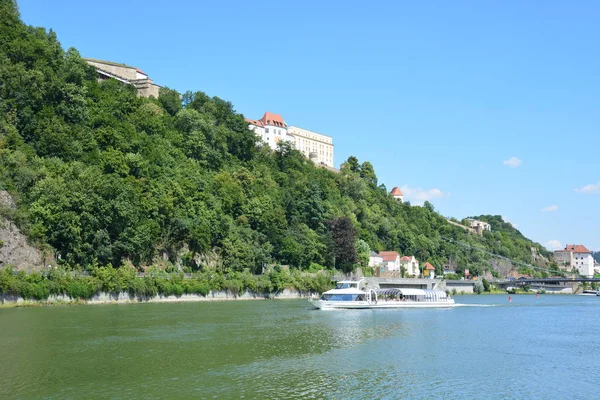 Passau Deutschland Blick Die Historische Stadt Passau Bayern Deutschland — Stockfoto