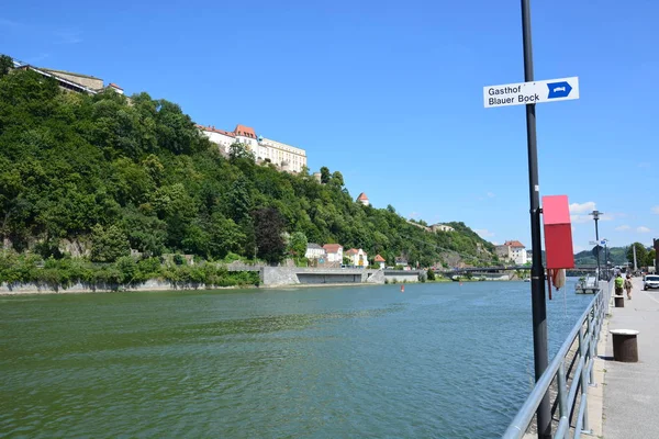 Passau Alemania Vista Histórica Ciudad Passau Baviera Alemania —  Fotos de Stock