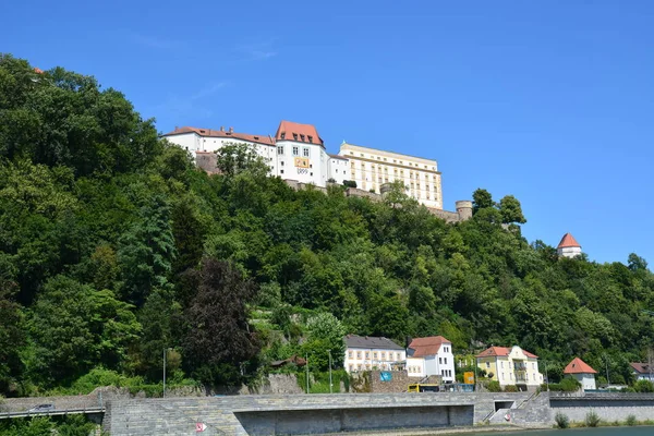 Passau Duitsland Weergave Historische Stad Passau Beieren Duitsland — Stockfoto