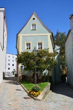 Tarihi şehir, Passau, Bavyera, Almanya görünümünde Passau, Almanya