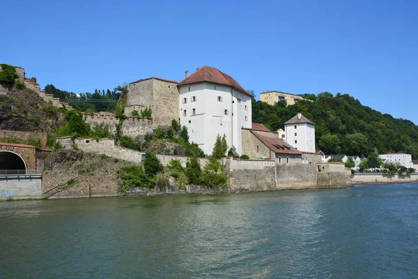 Passau Duitsland Weergave Historische Stad Passau Beieren Duitsland — Stockfoto