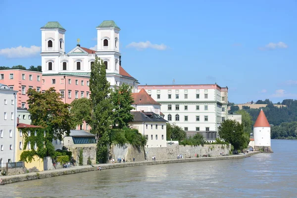 Passau Allemagne Vue Dans Ville Historique Passau Bavière Allemagne — Photo