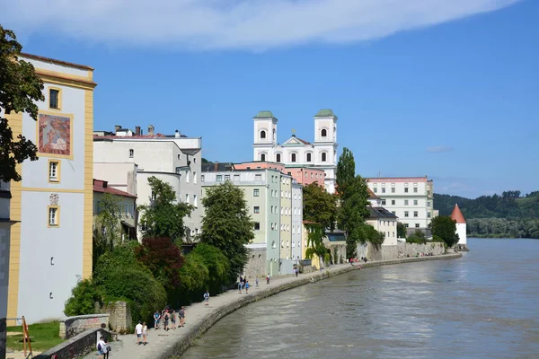 Tarihi şehir, Passau, Bavyera, Almanya görünümünde Passau, Almanya