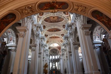 Tarihi şehir, Passau, Bavyera, Almanya görünümünde Passau, Almanya