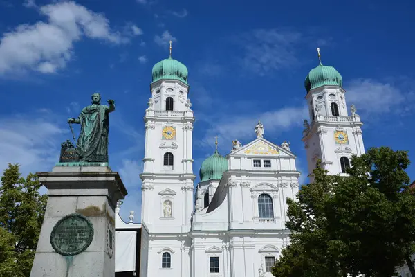 Passau Duitsland Weergave Historische Stad Passau Beieren Duitsland — Stockfoto