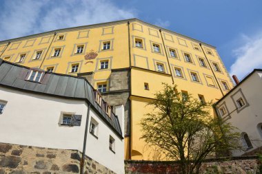 Tarihi şehir, Passau, Bavyera, Almanya görünümünde Passau, Almanya