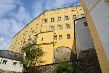 Tarihi şehir, Passau, Bavyera, Almanya görünümünde Passau, Almanya