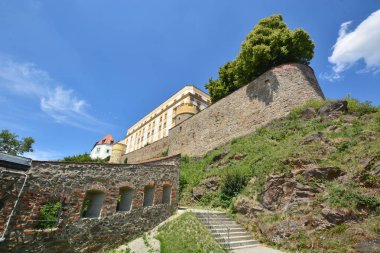 Tarihi şehir, Passau, Bavyera, Almanya görünümünde Passau, Almanya