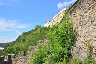 Tarihi şehir, Passau, Bavyera, Almanya görünümünde Passau, Almanya