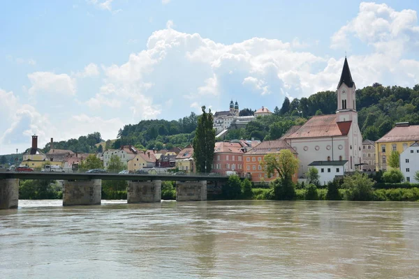 Passau Duitsland Weergave Historische Stad Passau Beieren Duitsland — Stockfoto