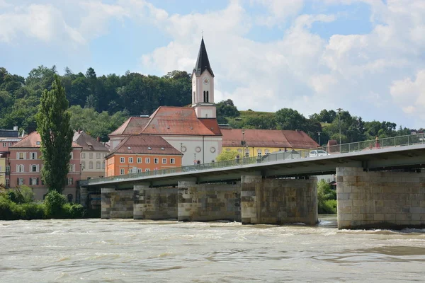 Passau Německo Pohled Historickém Městě Passau Bavorsko Německo — Stock fotografie