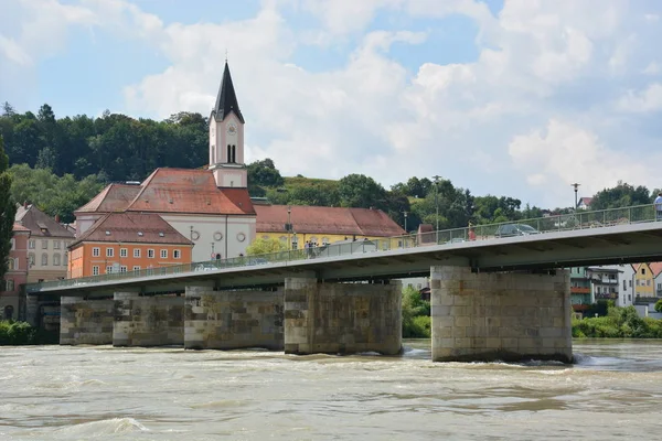 Passau Németország Meg Történelmi Városába Passauba Bajorország Németország — Stock Fotó