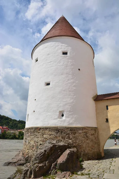 Passau Alemania Vista Histórica Ciudad Passau Baviera Alemania —  Fotos de Stock