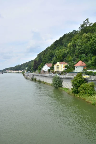 Passau Německo Pohled Historickém Městě Passau Bavorsko Německo — Stock fotografie