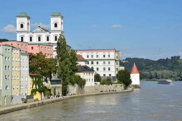 Passau Alemania Vista Histórica Ciudad Passau Baviera Alemania —  Fotos de Stock