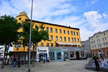 Tarihi şehir, Passau, Bavyera, Almanya görünümünde Passau, Almanya
