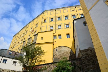 Tarihi şehir, Passau, Bavyera, Almanya görünümünde Passau, Almanya