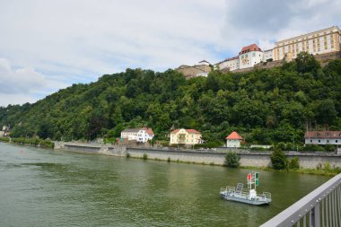 Tarihi şehir, Passau, Bavyera, Almanya görünümünde Passau, Almanya