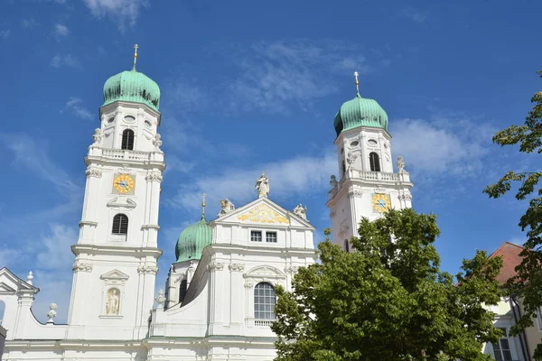 Passau Duitsland Weergave Historische Stad Passau Beieren Duitsland — Stockfoto