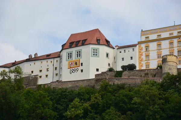 Πάσσαου Γερμανία Θέα Της Ιστορικής Πόλης Του Passau Βαυαρία Γερμανία — Φωτογραφία Αρχείου