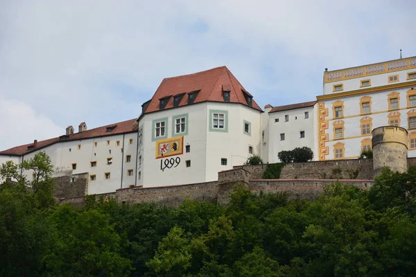 Passau Alemanha Vista Para Cidade Histórica Passau Baviera Alemanha — Fotografia de Stock