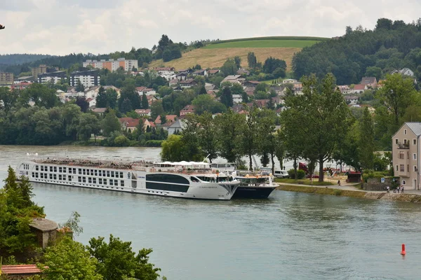 Passau Duitsland Weergave Historische Stad Passau Beieren Duitsland — Stockfoto